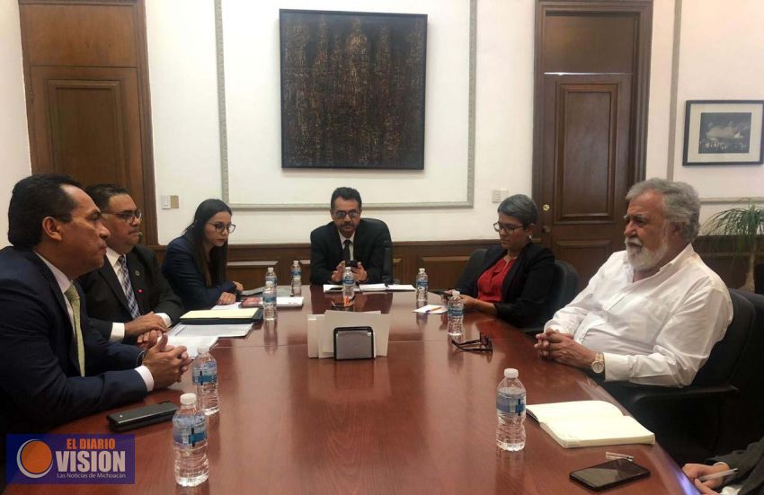 Sostuvo encuentro Alejandro Encinas y Fiscal Adrián López, entrega balance de Michoacán 