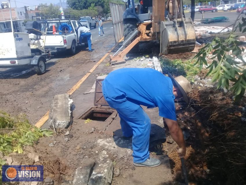 UMSNH lamenta afectación causada en línea de agua potable