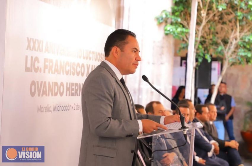 Realizan acto luctuoso al Martir de la Democracia, Francisco Xavier Ovando