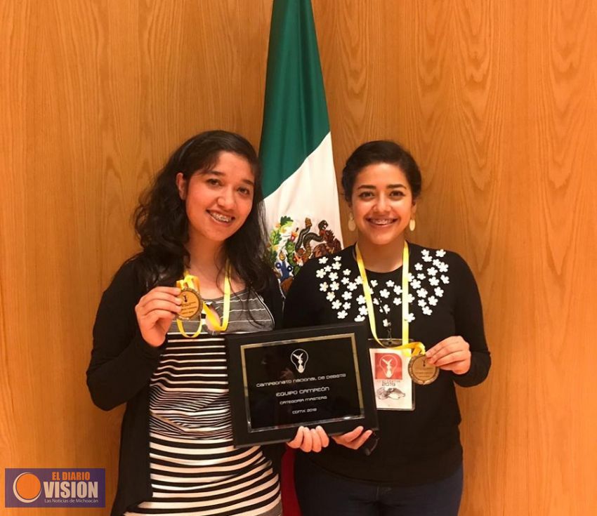 Estudiantes michoacanas ganan campeonato nacional de debate