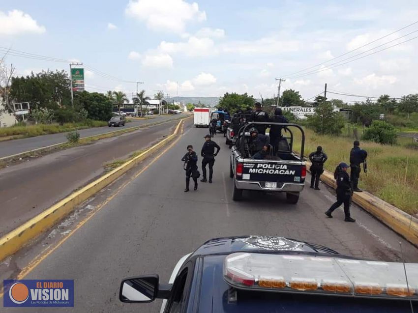 Implementa SSP acción operativa coordinada en Tepalcatepec