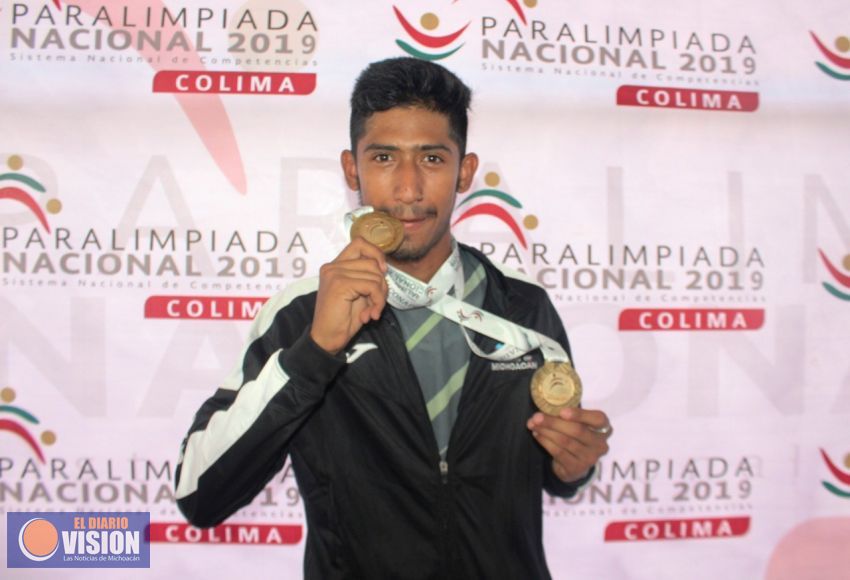 Continúa la suma de medallas para Michoacán en Paralimpiada Nacional 2019