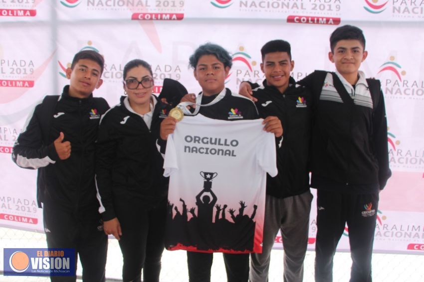 Uriel Téllez le dio a Michoacán su cuarta medalla de oro en la Paralimpiada Nacional 2019