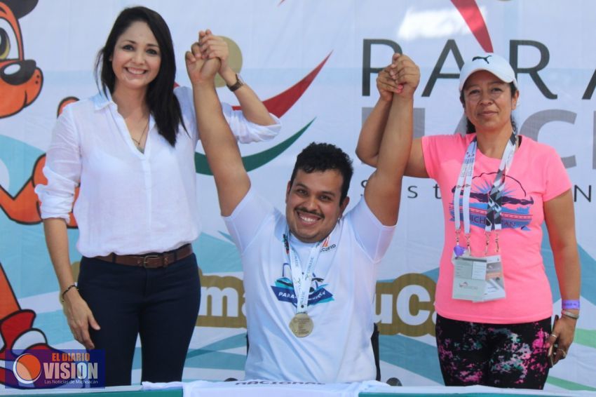 Michoacán rompe récord de medallas en la Paralimpiada Nacional 2019