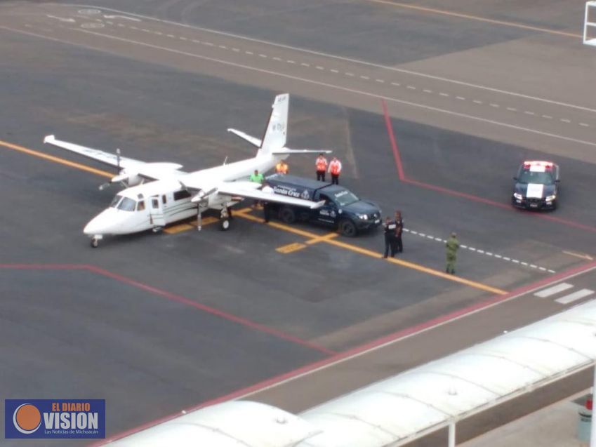 Trasladan vía aérea a los cuerpos del percance de la aeronave suscitado en el municipio de Madero