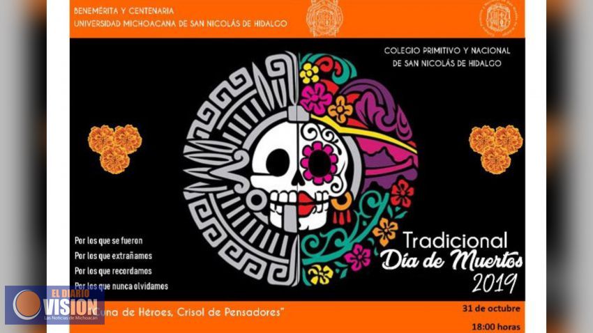 Celebra UMSNH Noche de Muertos con concursos, exhibición de altares y desfile de catrinas 