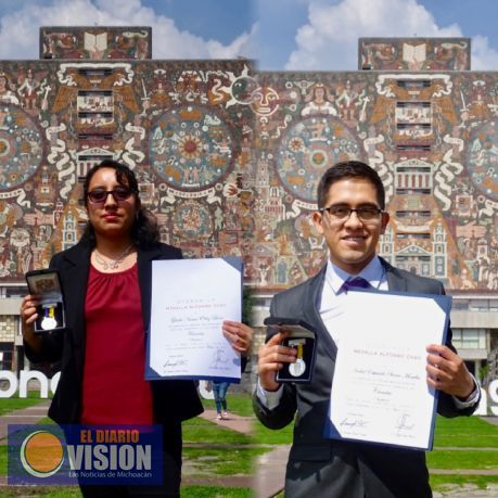 Egresados del Posgrado en Astrofísica del IRyA UNAM Campus Morelia reciben Medalla  Alfonso Caso