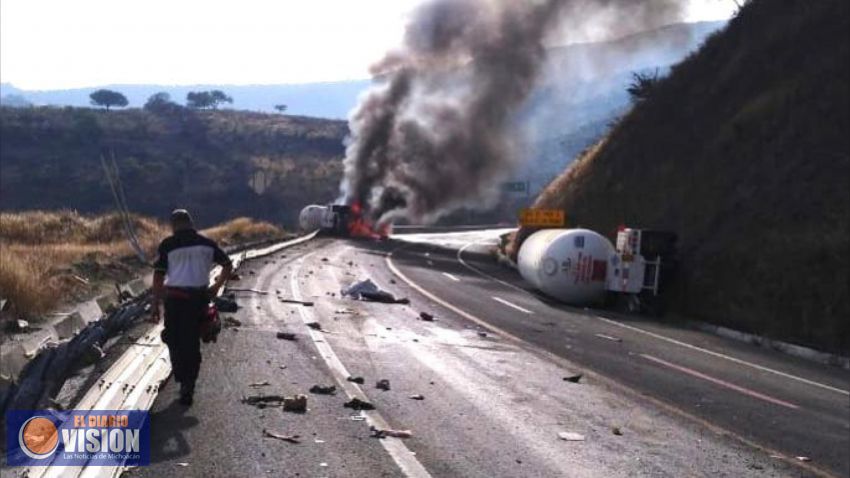 Atiende PC accidente en Copándaro; se pide extremar precauciones por derrame de amoniaco 