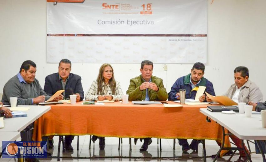 SNTE realiza reuniones para implementar estrategias por la defensa de los profesores