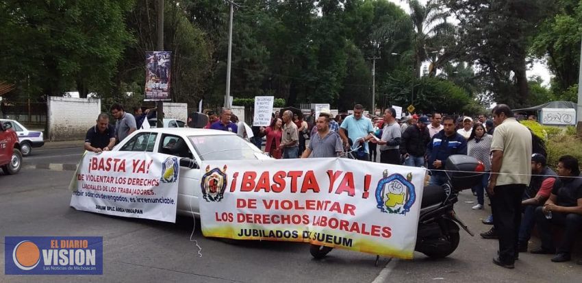 SUEUM continuará con la toma de Rectoría y el cierre de calles ante la falta de diálogo 