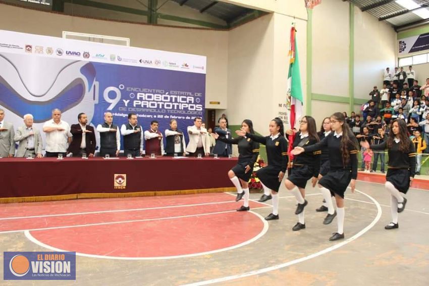 Con sede en el ITSCH, inauguran el 9° encuentro estatal de robótica y prototipos