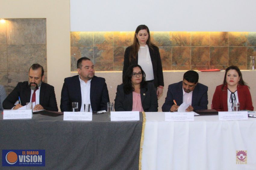 Firma convenio Tec Ciudad Hidalgo-Delegación de Contadores Públicos de Ciudad Hidalgo