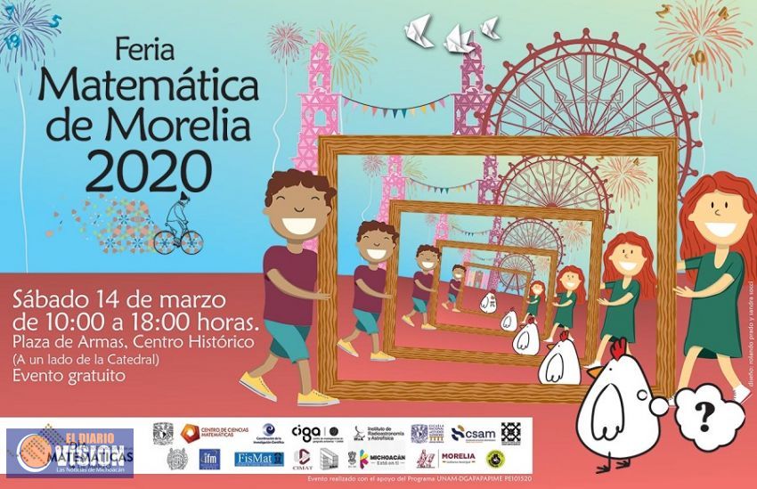 UNAM Morelia invita a la Feria Matemática de Morelia 2020