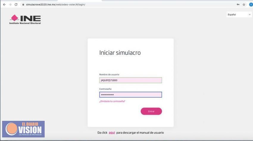 IEM realiza simulacro de voto electrónico desde el extranjero 