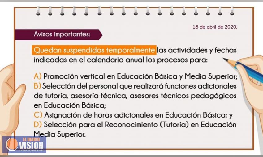 SNTE realiza ajustes al Calendario anual de los procesos de selección para la admisión y promoción 