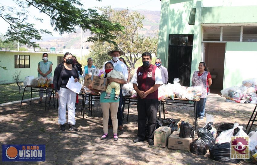 ITSCH entrega apoyos alimentarios a familias afectadas por contingencia sanitaria