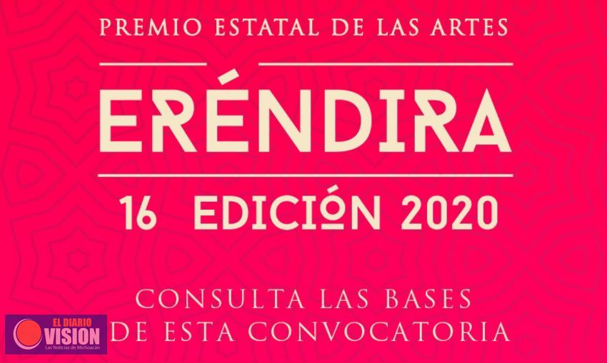 Invitan a presentar candidatos al Premio Estatal de las Artes Eréndira