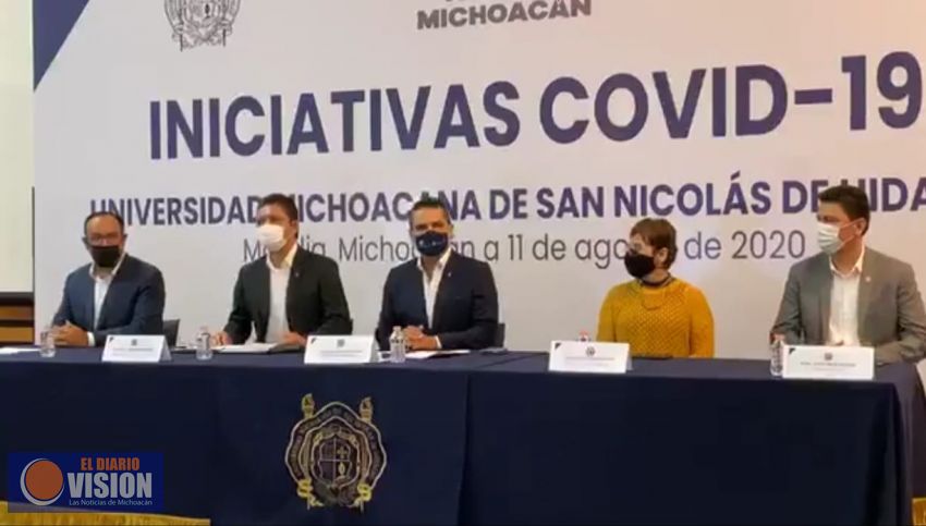 La Universidad Michoacana, presenta sus iniciativas Covid-19 