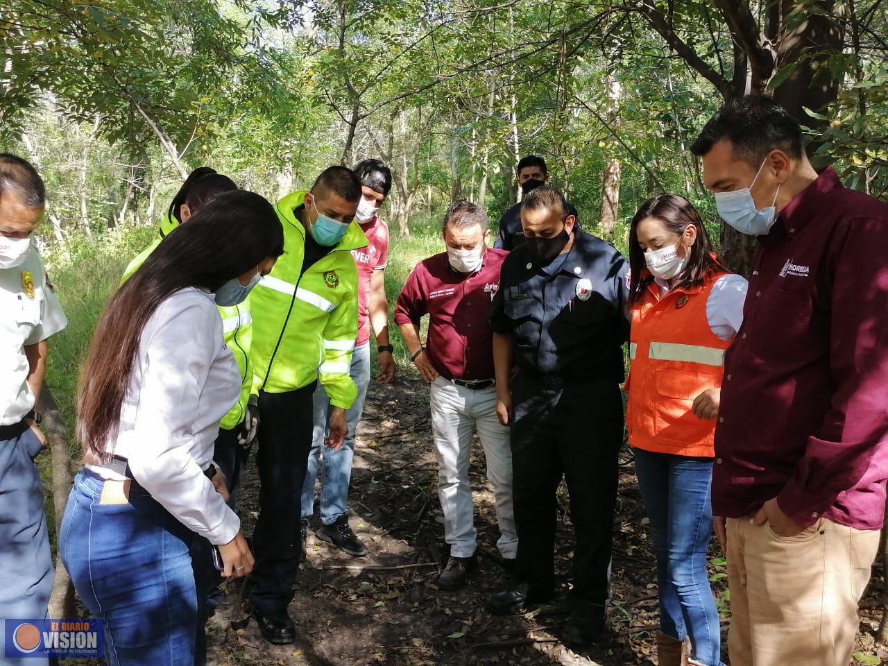 Gobierno de Morelia monta operativo conjunto en el bosque Lázaro Cárdenas 