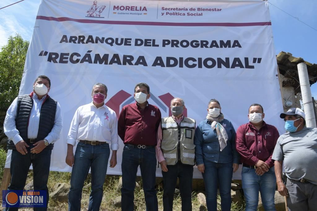 Raúl Morón promueve programa de vivienda en comunidad San Carlos Coapa 