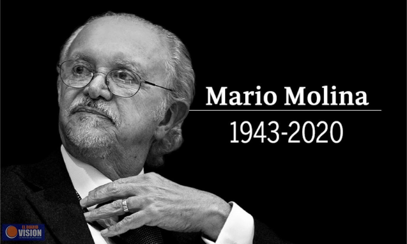 Muere Mario Molina a los 77 años, Premio Nobel de Química