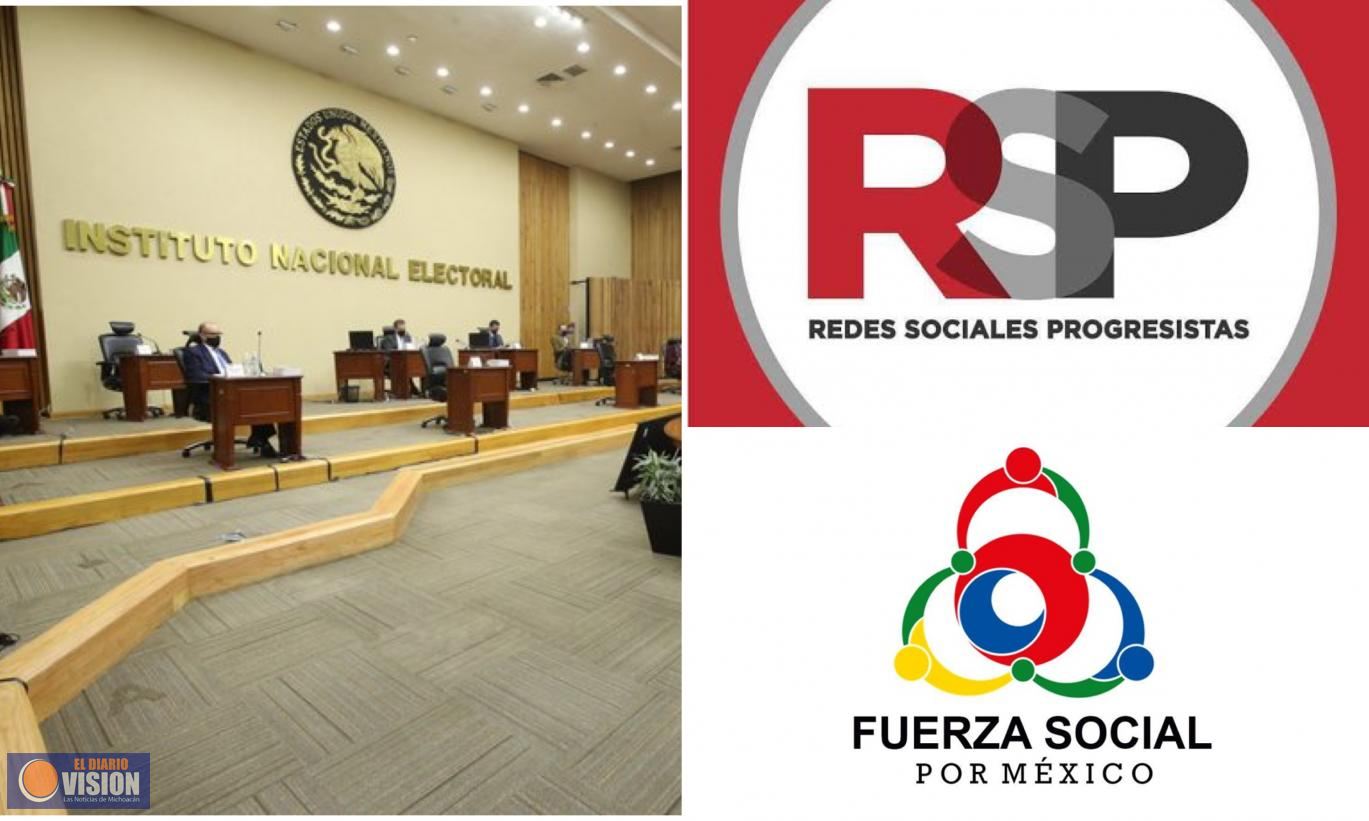 RSP y Fuerza Social por México ya son partidos; recibirán 24 mdp este año