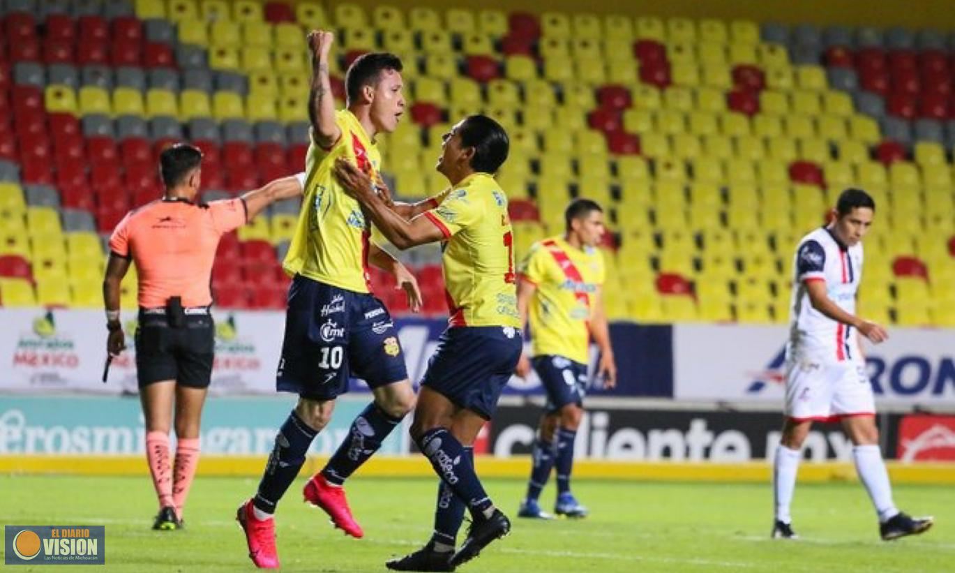 Atlético Morelia vence a Cimarrones y llega a ocho partidos sin perder