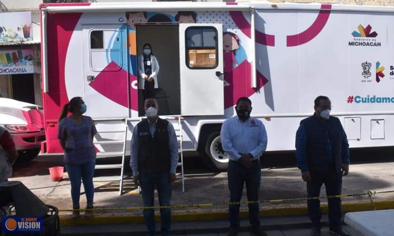  El Convoy de la Salud arrancó las actividades en el municipio de Puruándiro