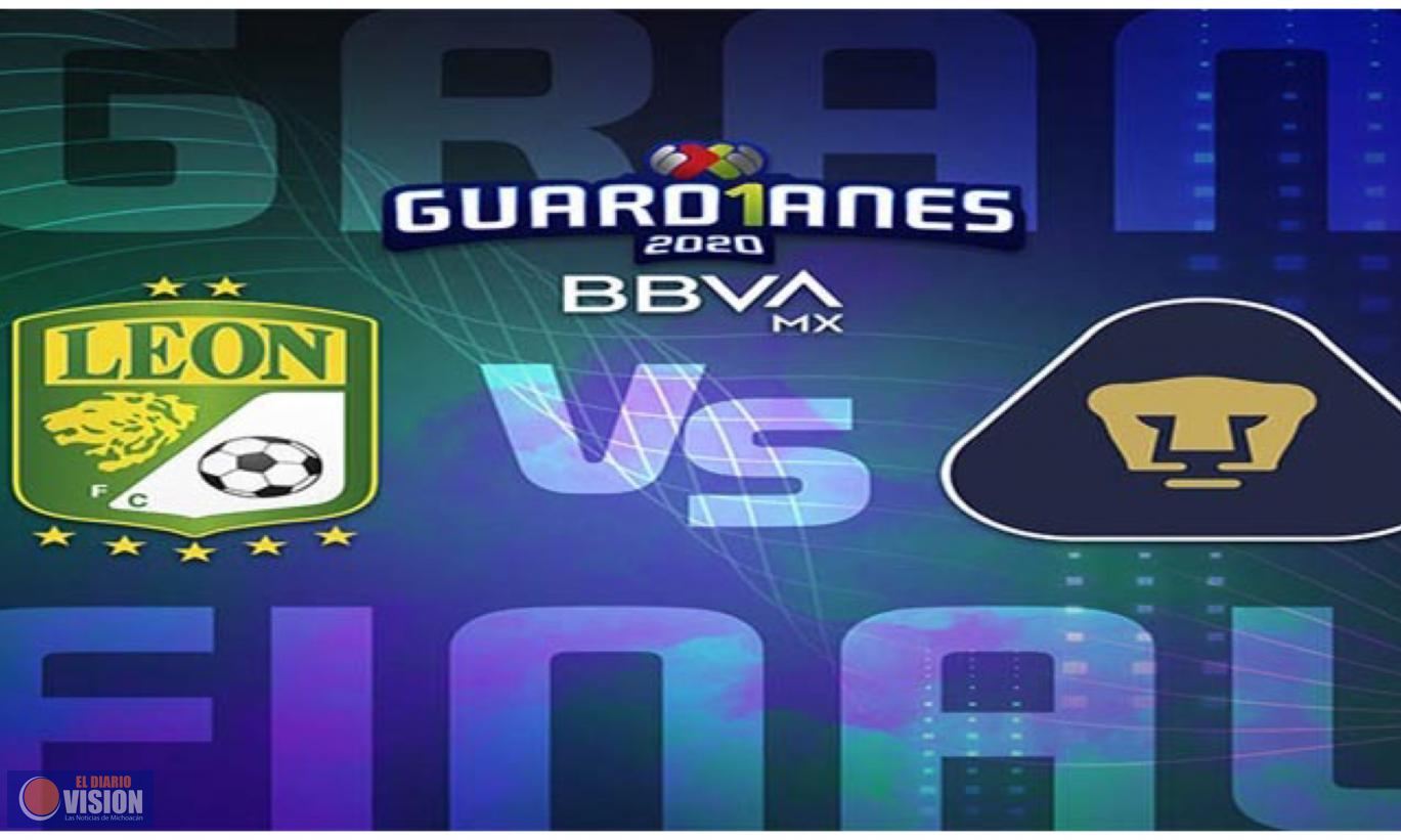 León y Pumas disputarán la final del torneo Guard1anes 2020