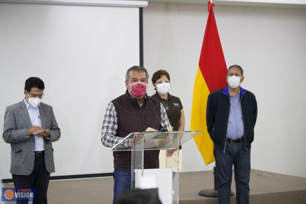 Anuncian Gobierno Estatal y Municipal nuevas medidas sanitarias para Morelia 