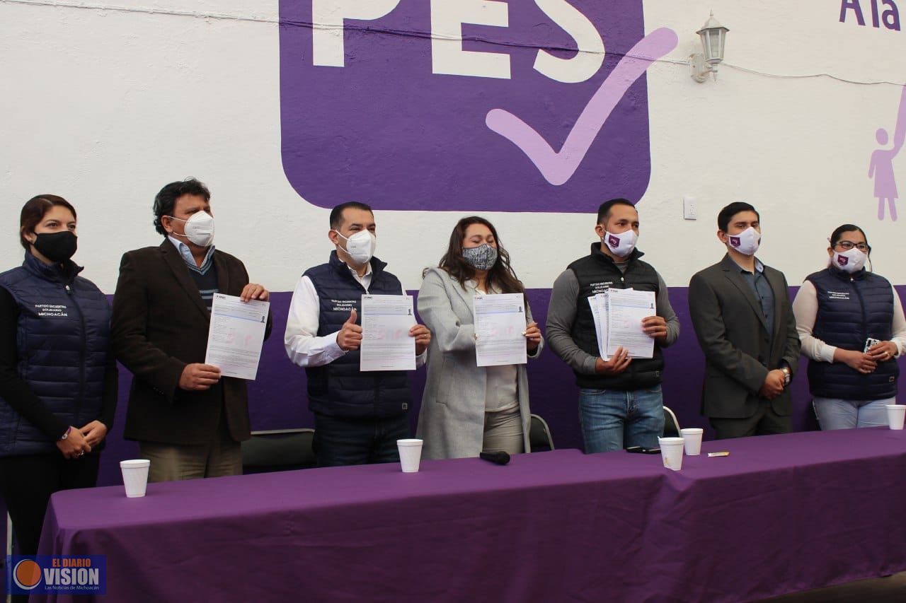 PES Michoacán, abre sus puertas a ciudadan@s que buscan cargo de elección 