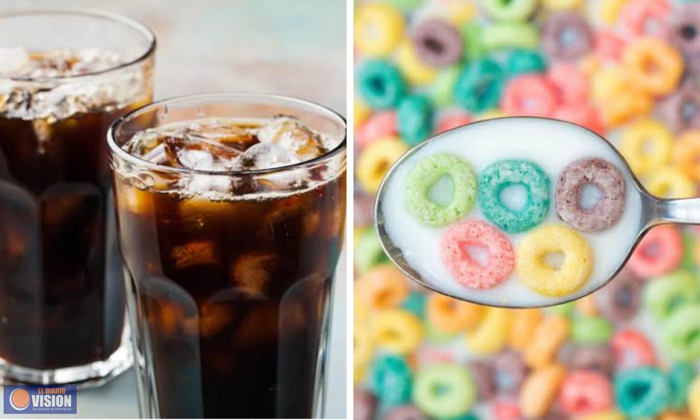 Se incrementa consumo de refrescos y cereales en cuarentena, alerta estudio