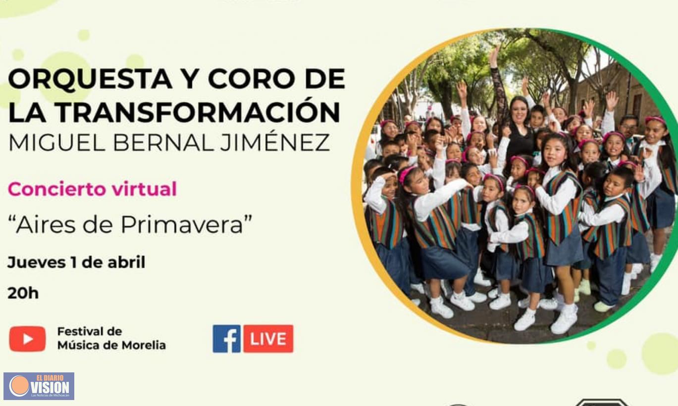 ¡La primavera llegó!, niñ@s y jóvenes de Morelia unen sus voces en concierto virtual