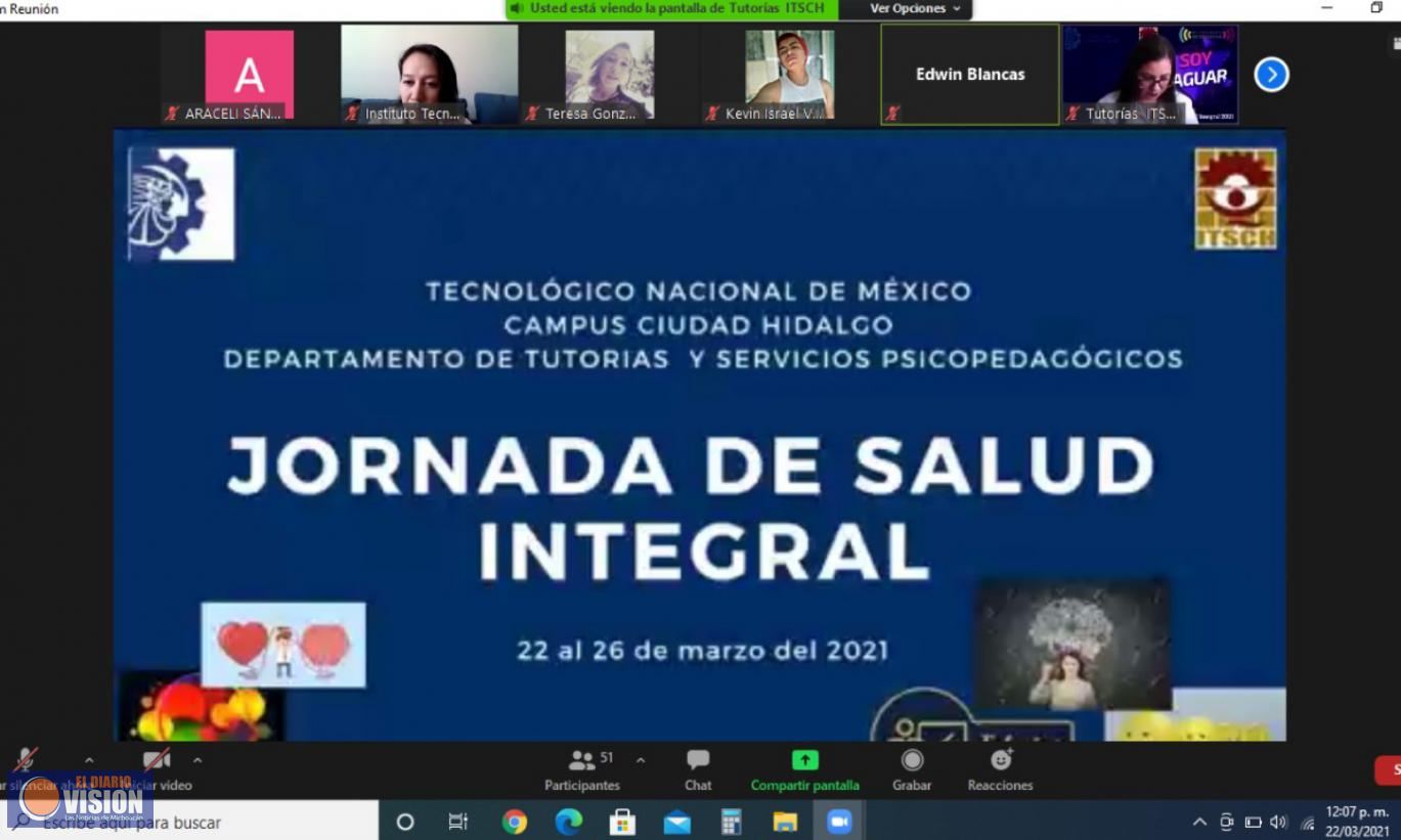 Inicia en el TecNM la primera edición de la Jornada de Salud Integral