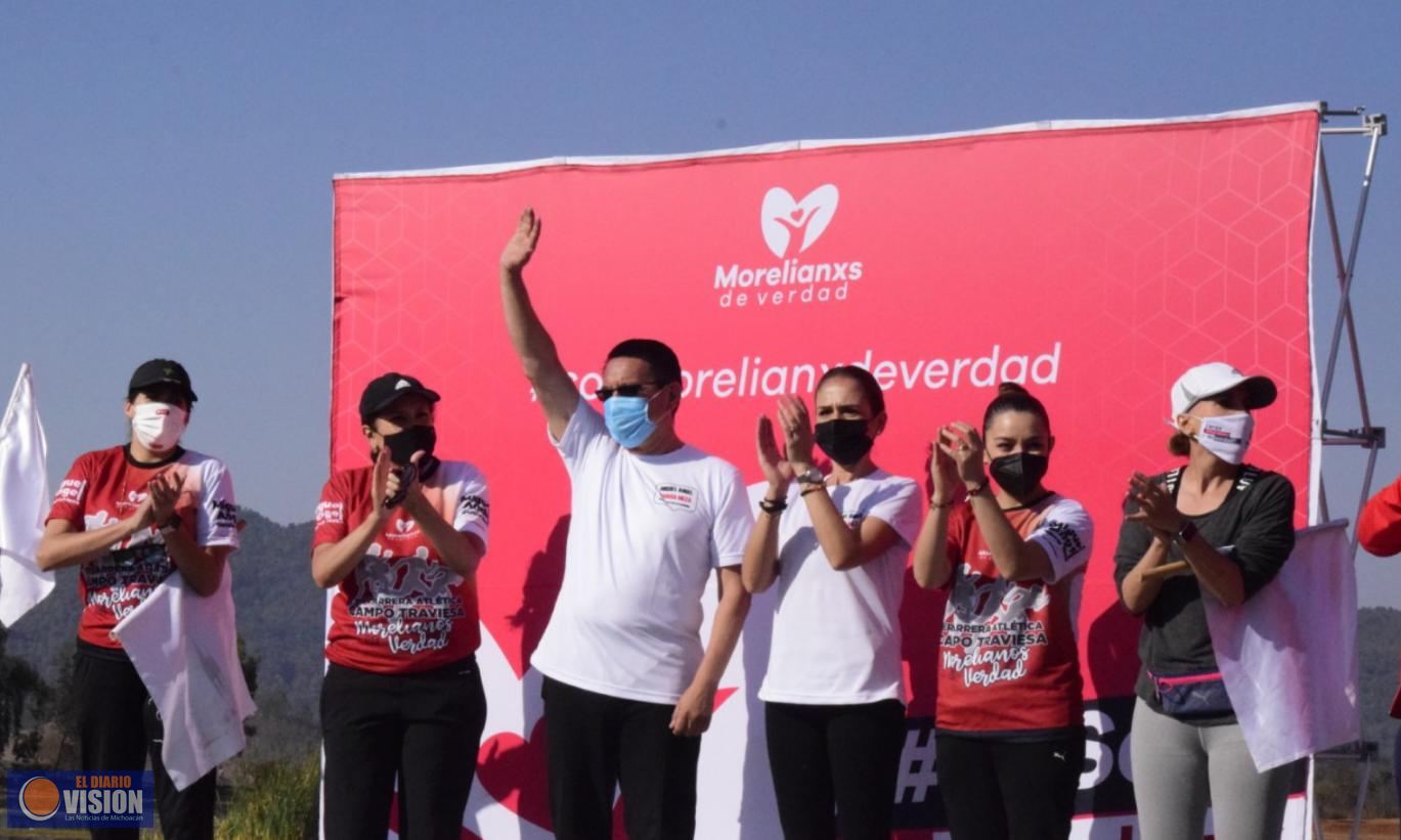 Un éxito la 1ª carrera atlética de campo traviesa, “Morelianos de Verdad”