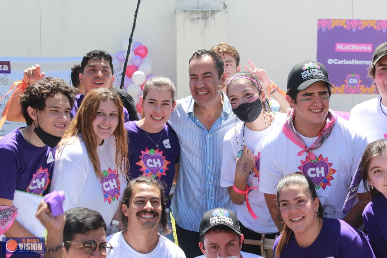 Vamos por la inclusión de los jóvenes: Carlos Herrera 