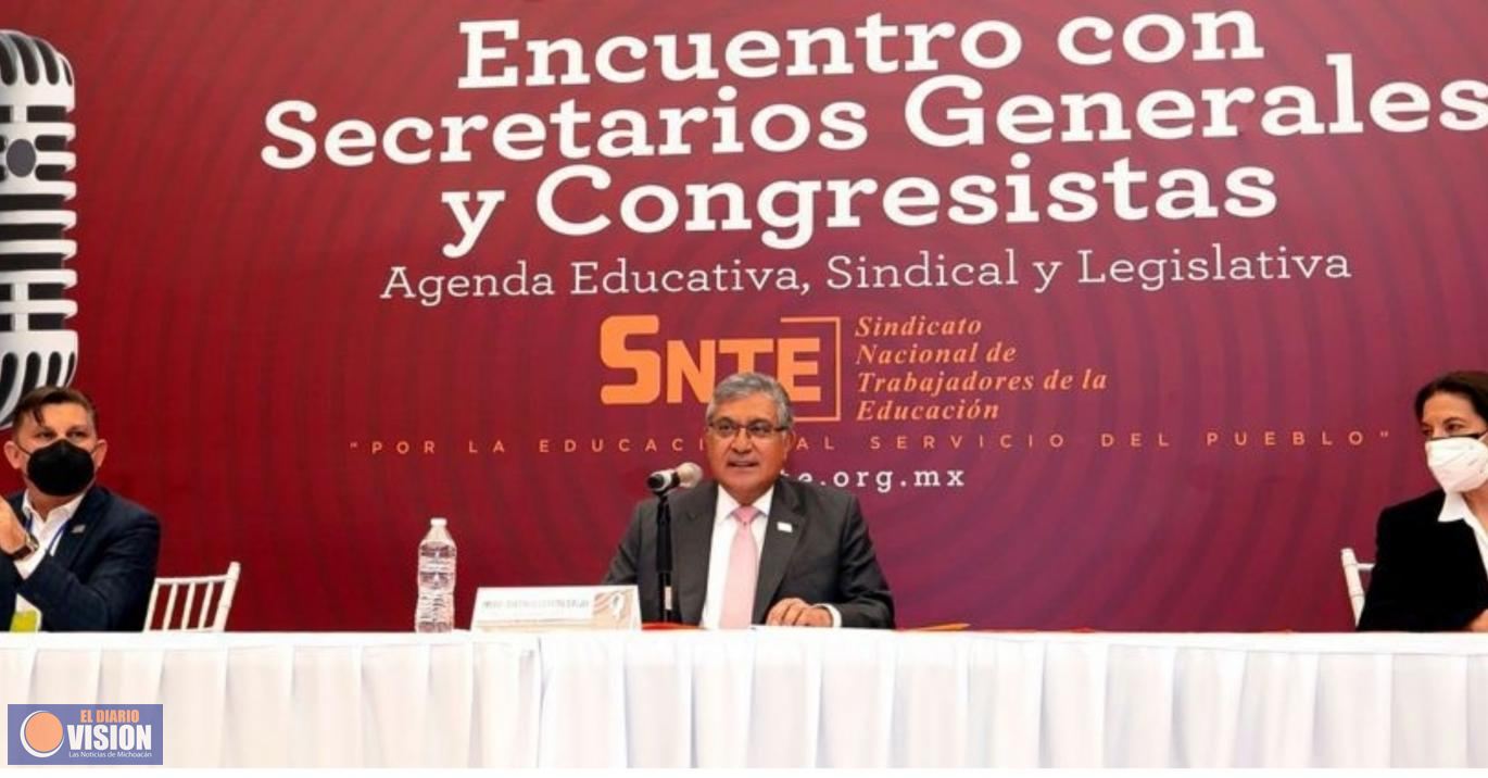 Integrantes del SNTE darán la lucha por la educación pública y los maestros, desde el Legislativo