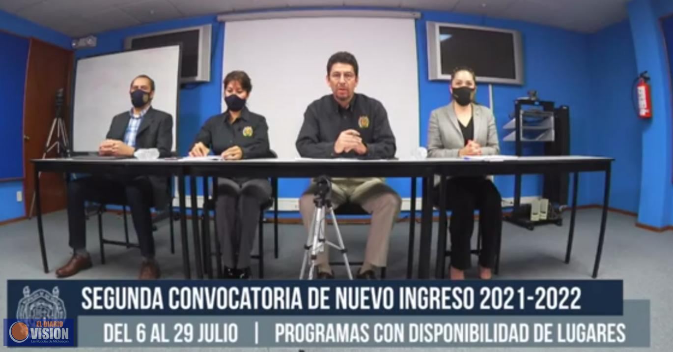 UMSNH, presenta segunda convocatoria de nuevo ingreso 2020-2021