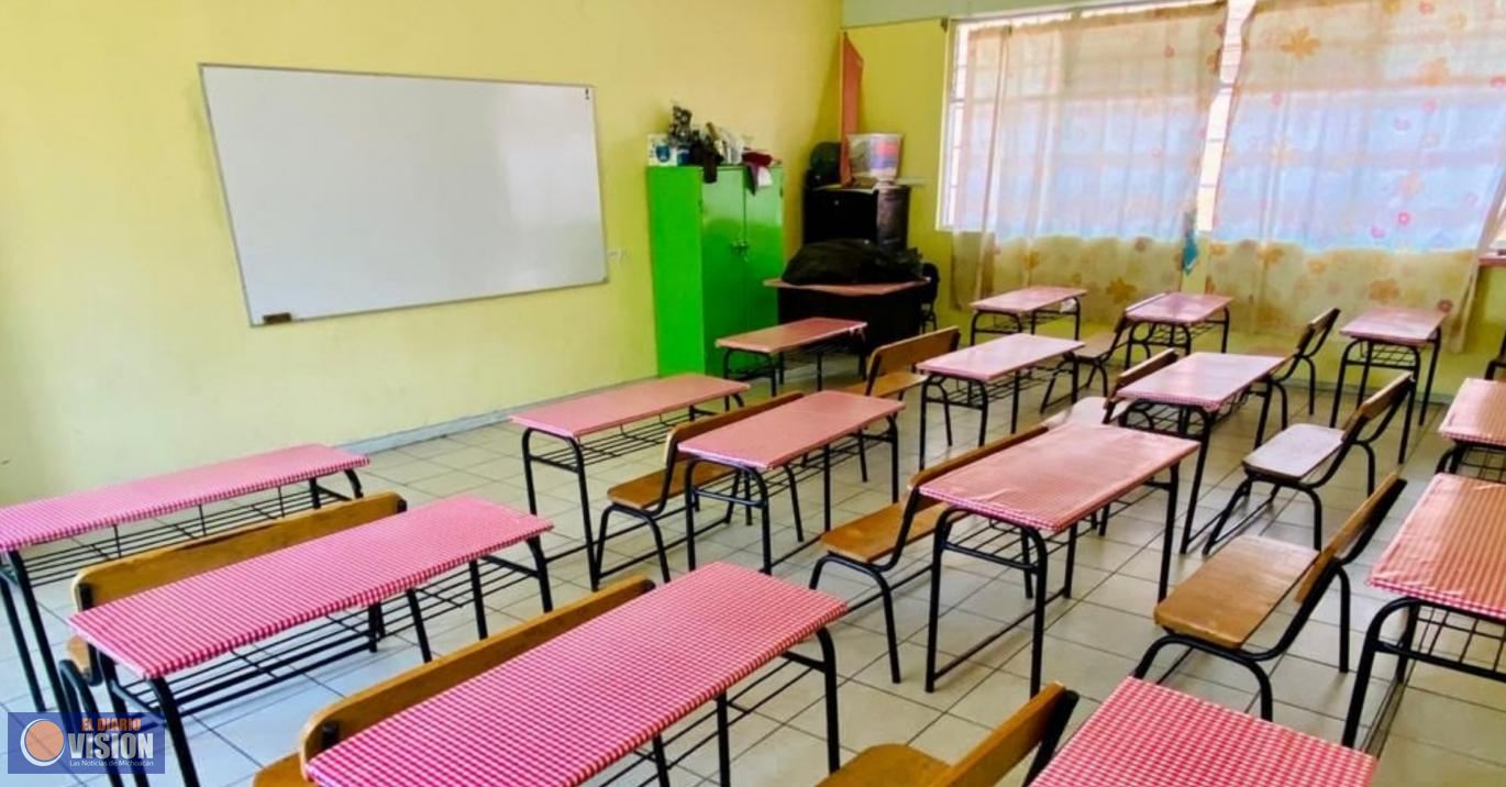 Michoacán, sin condiciones para el regreso a clases del ciclo escolar 21-22