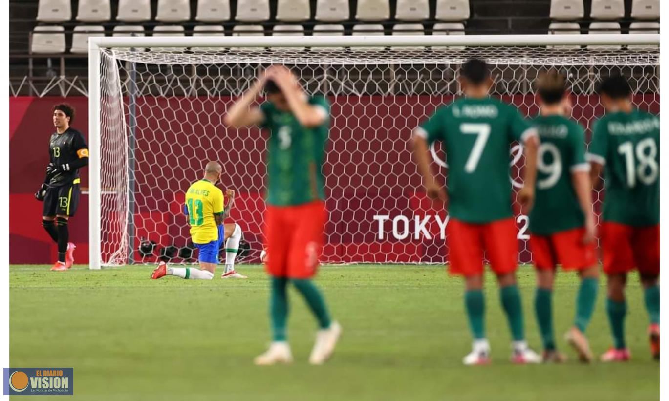 La selección de México pierde en penales con Brasil y jugará por la Medalla de Bronce