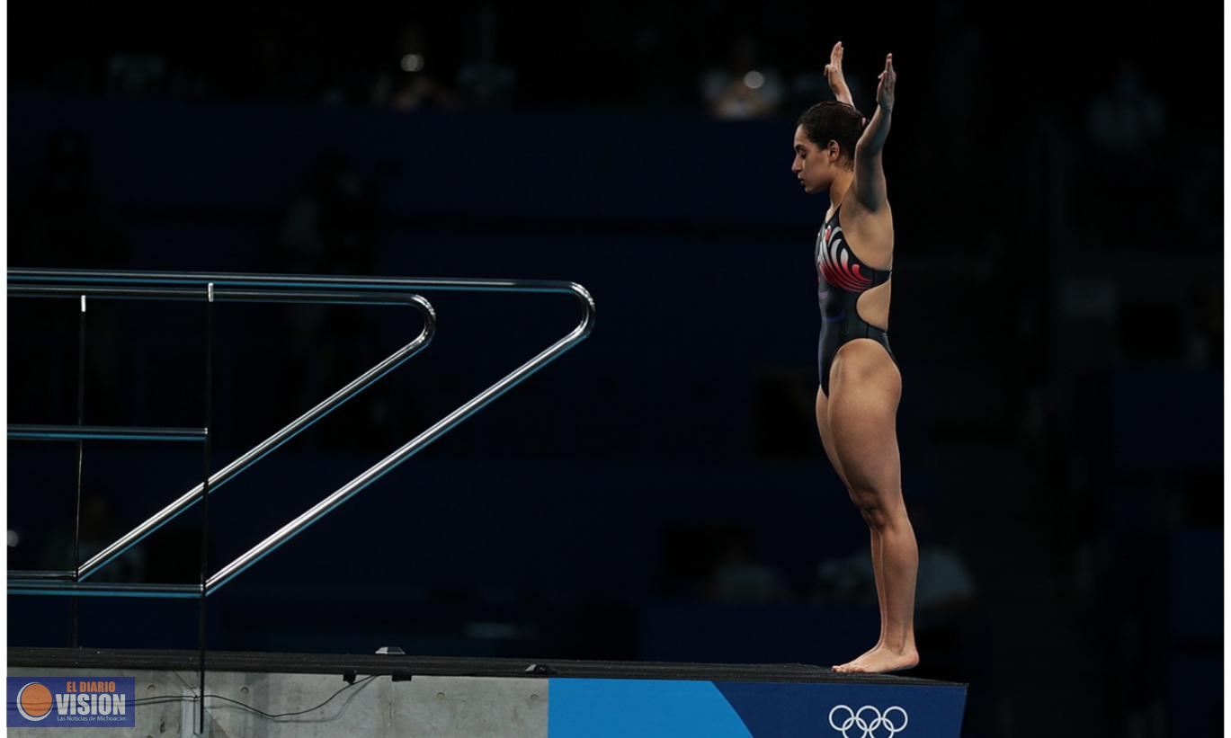 Gabriela Agúndez García es cuarto lugar en la plataforma 10 metros individual