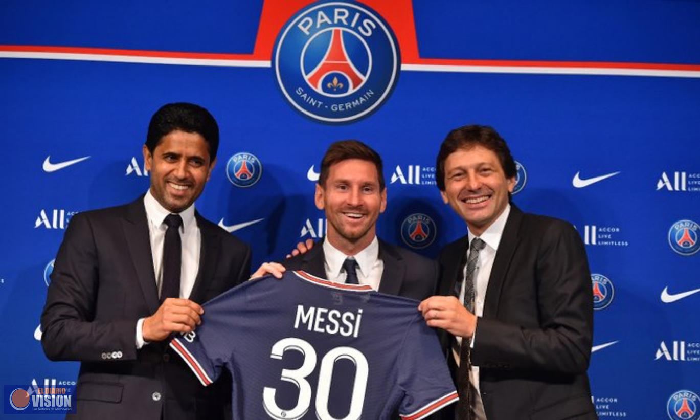 Lionel Messi fue presentado oficialmente como nuevo jugador del PSG