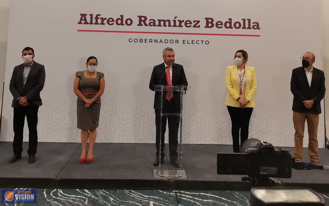 Convoca Bedolla a  entrega-recepción de gobierno estatal transparente y en orden