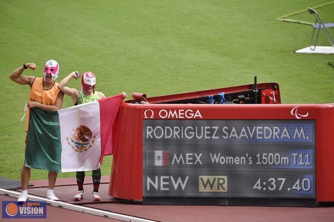 Mónica Rodríguez entregó oro número 100 para México en la historia de Juegos Paralímpicos