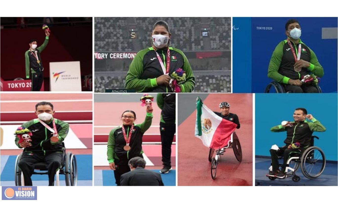 Con 22 medallas, México firma actuación histórica en los Juegos Paralímpicos Tokio 2020