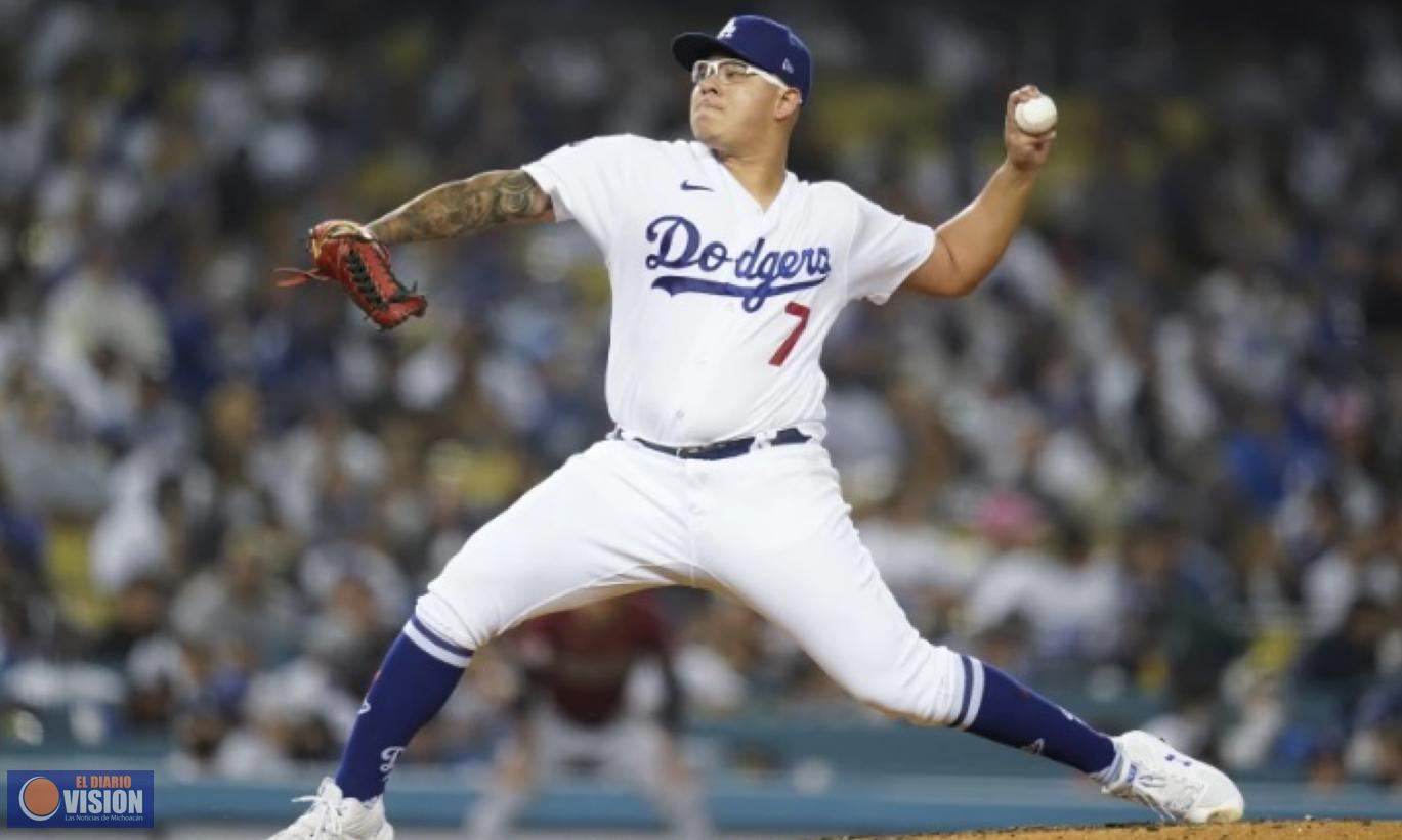 Julio Urias llega a las 18 victorias con los Dodgers