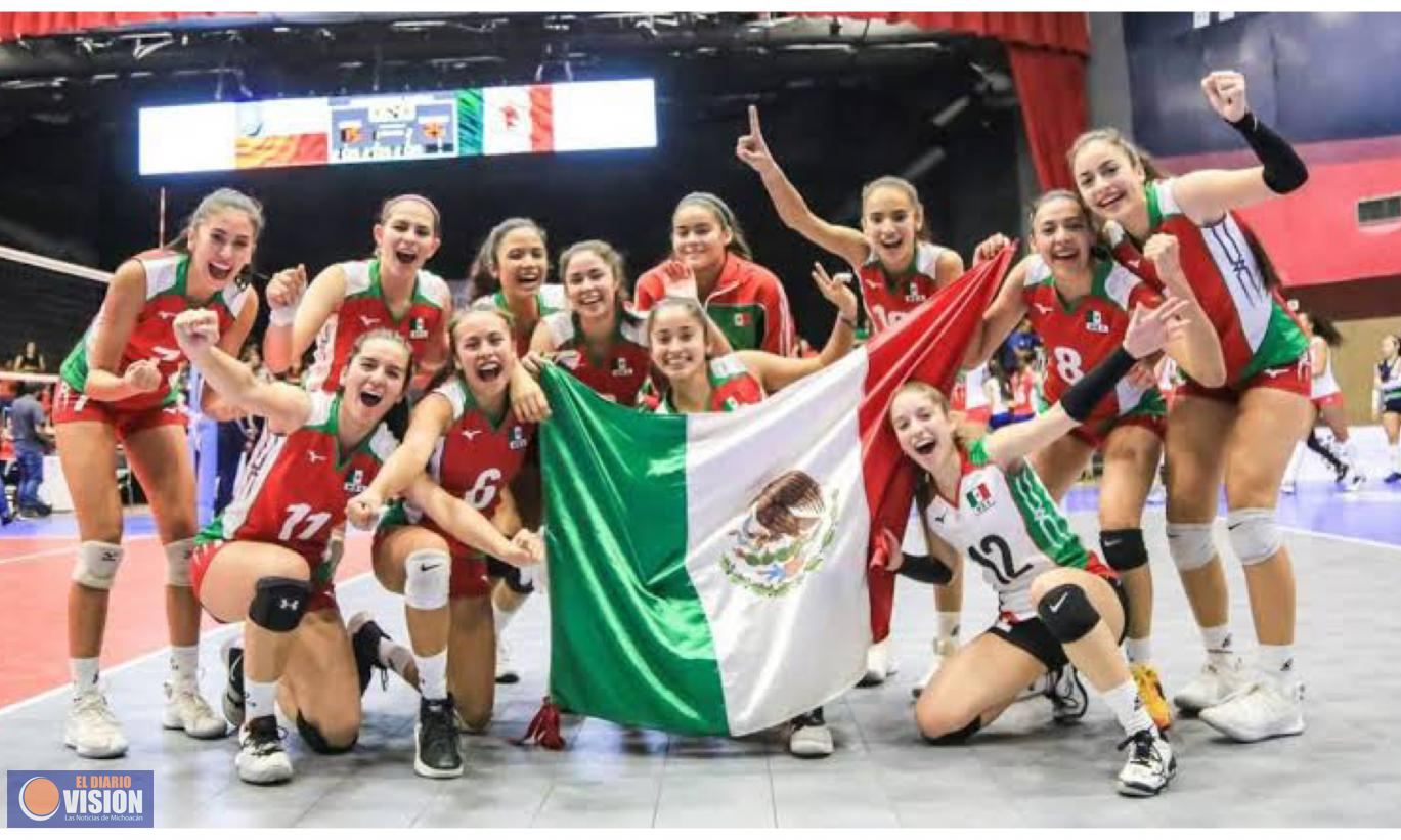 Selección femenil de voleibol de sala logra plata y clasifica a Juegos Panamericanos 2023