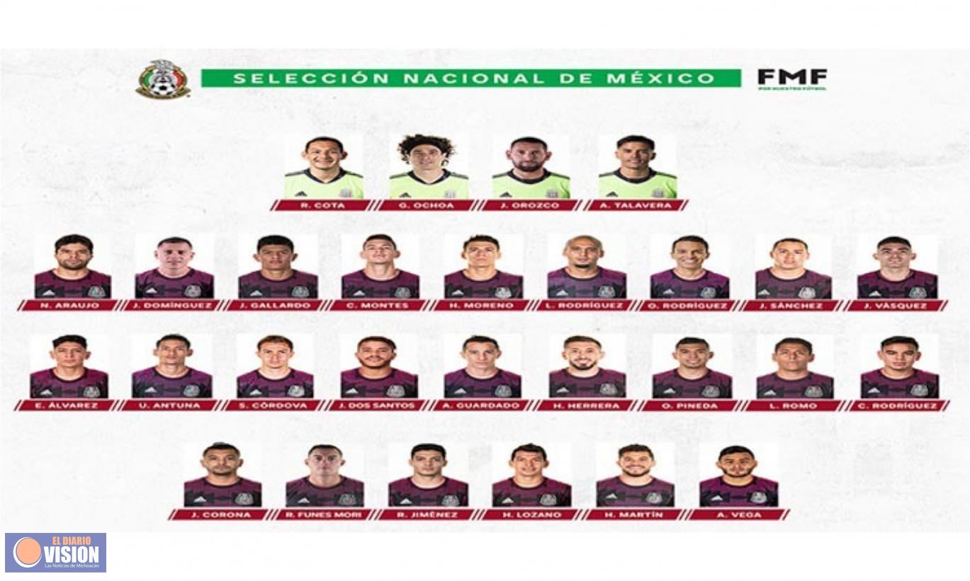 México anuncia a sus convocados para las eliminatorias del mes de octubre