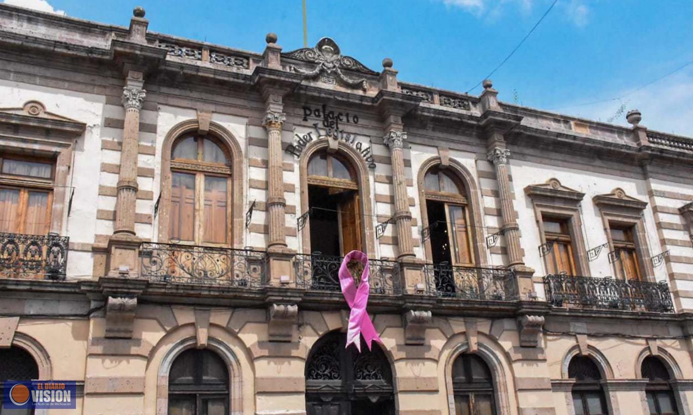 El Congreso del Estado se suma a la lucha contra el cáncer de mama