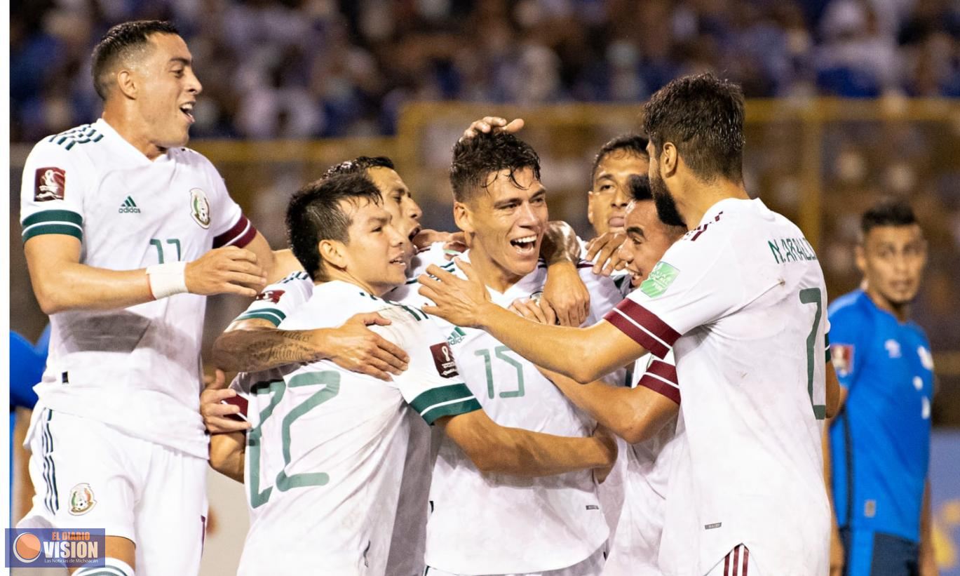 México vence a El Salvador y se mantiene como líder e invicto en el Octagonal de la Concacaf